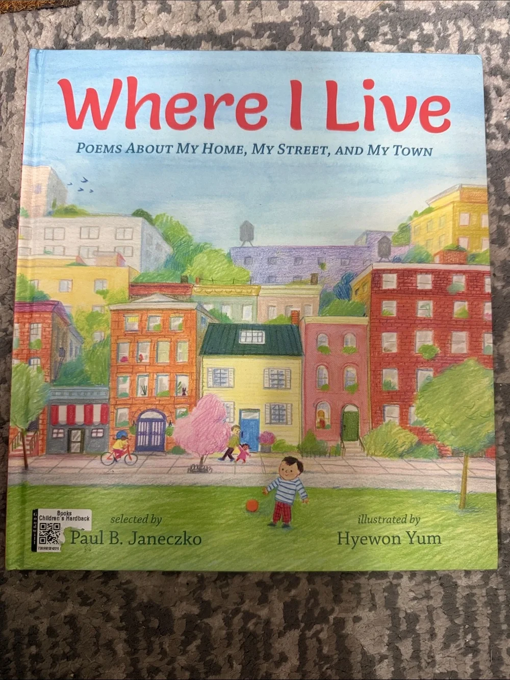 Scholastic Where I Live Picture Book in Blue and Red